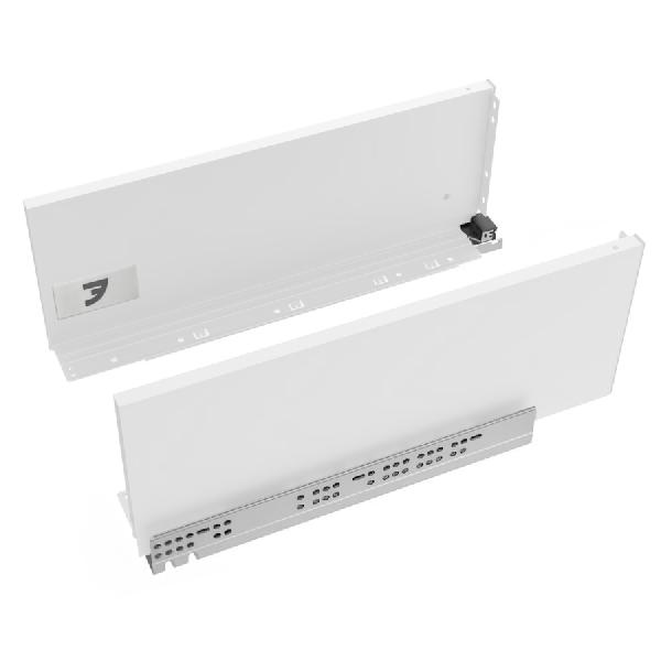 Slim T-box 4D комплект ящика 500мм, цвет белый, боковины h180мм, направляющие плавного закрывания, для ДСП 16мм