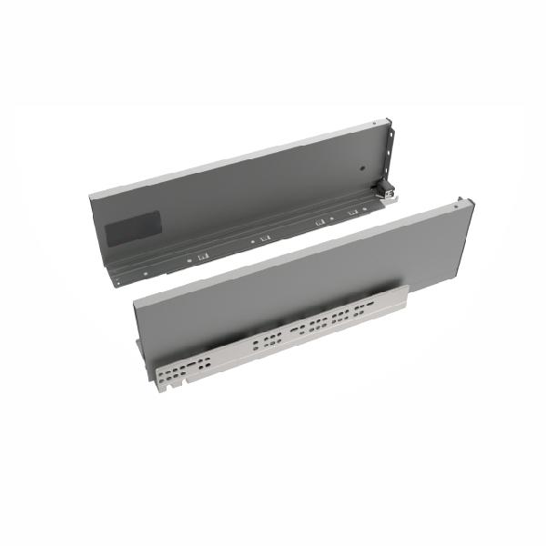 Slim T-box 4D комплект ящика 450мм, темно-серый, боковины h132мм, откр. от нажатия, для ДСП 16мм