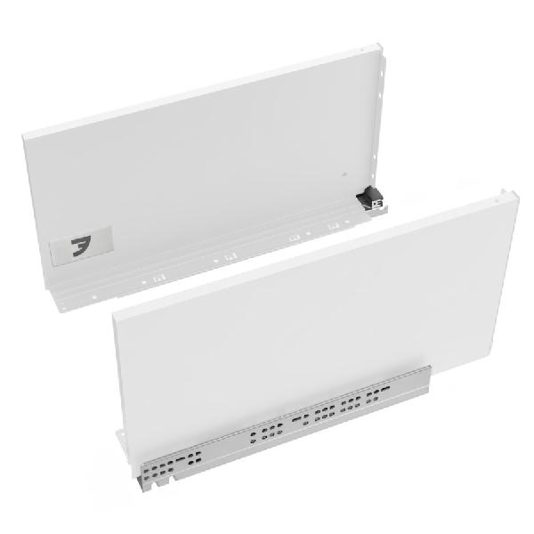 Slim T-box 4D комплект ящика 450мм, белый, боковины h244мм, откр. от нажатия, для ДСП 16мм